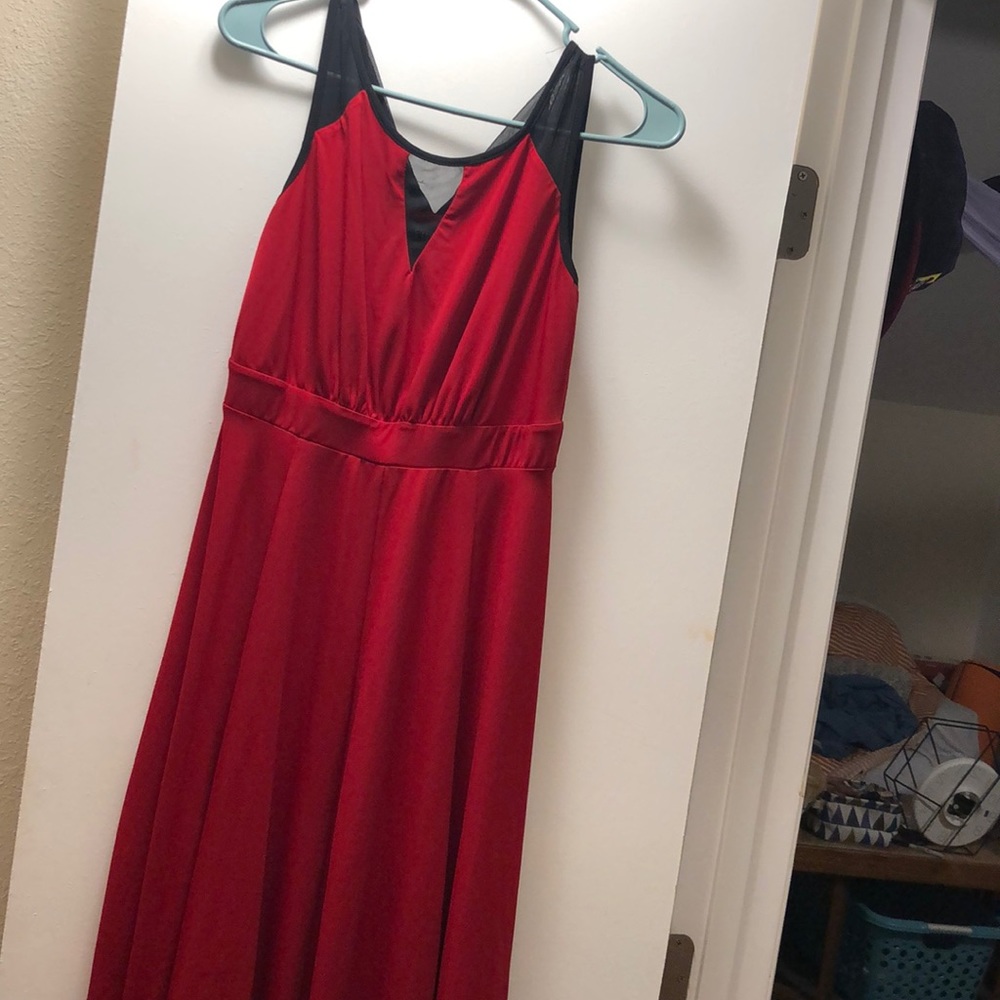 Red dress